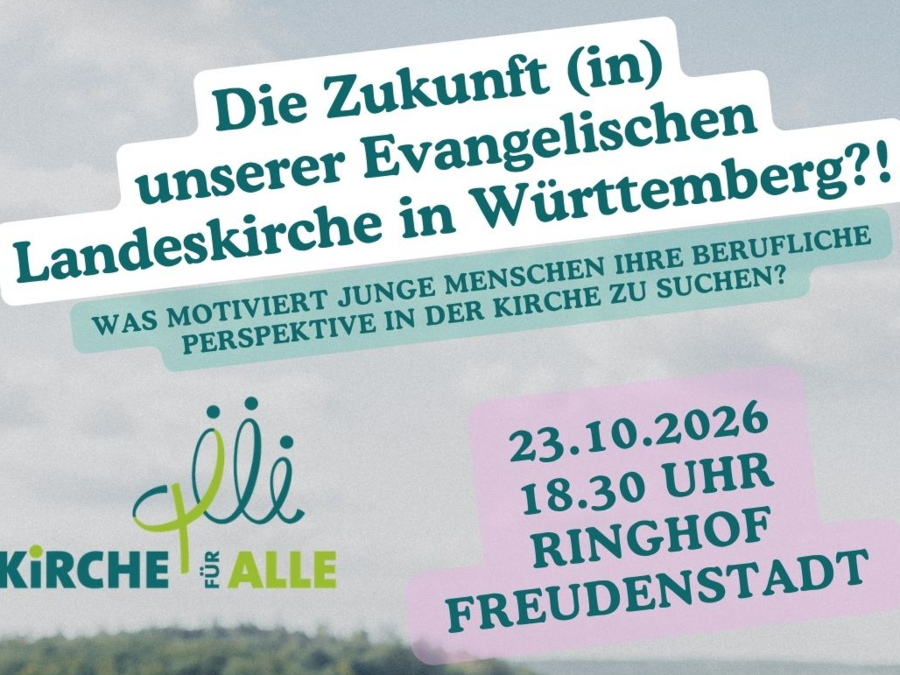 Einladung zur Veranstaltung "Zukunft der Landeskirche" am 23. Oktober 2026