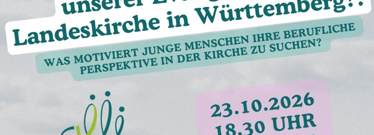 Einladung zur Veranstaltung "Zukunft der Landeskirche" am 23. Oktober 2026