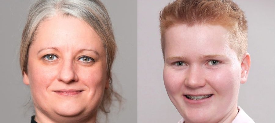 Portrait von Dr. habil. Christina Drobe und Lisa Rau